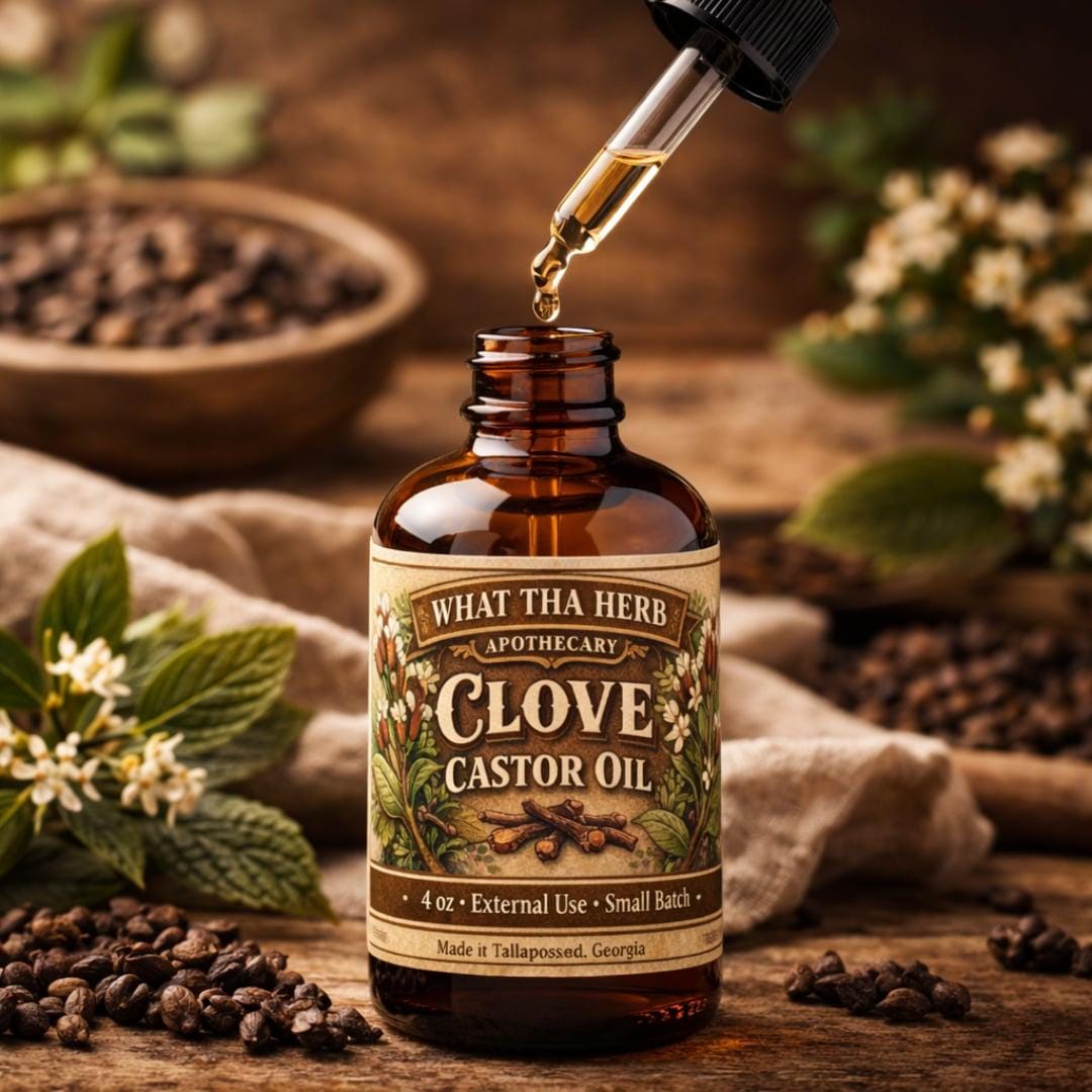 Clove Infused Castor Oil | Botanical Hair and Skin Oil (Small Batch)