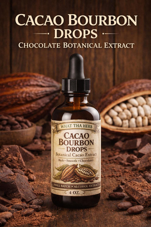 Cacao Bourbon Drops | Small Batch Chocolate Botanical Extract