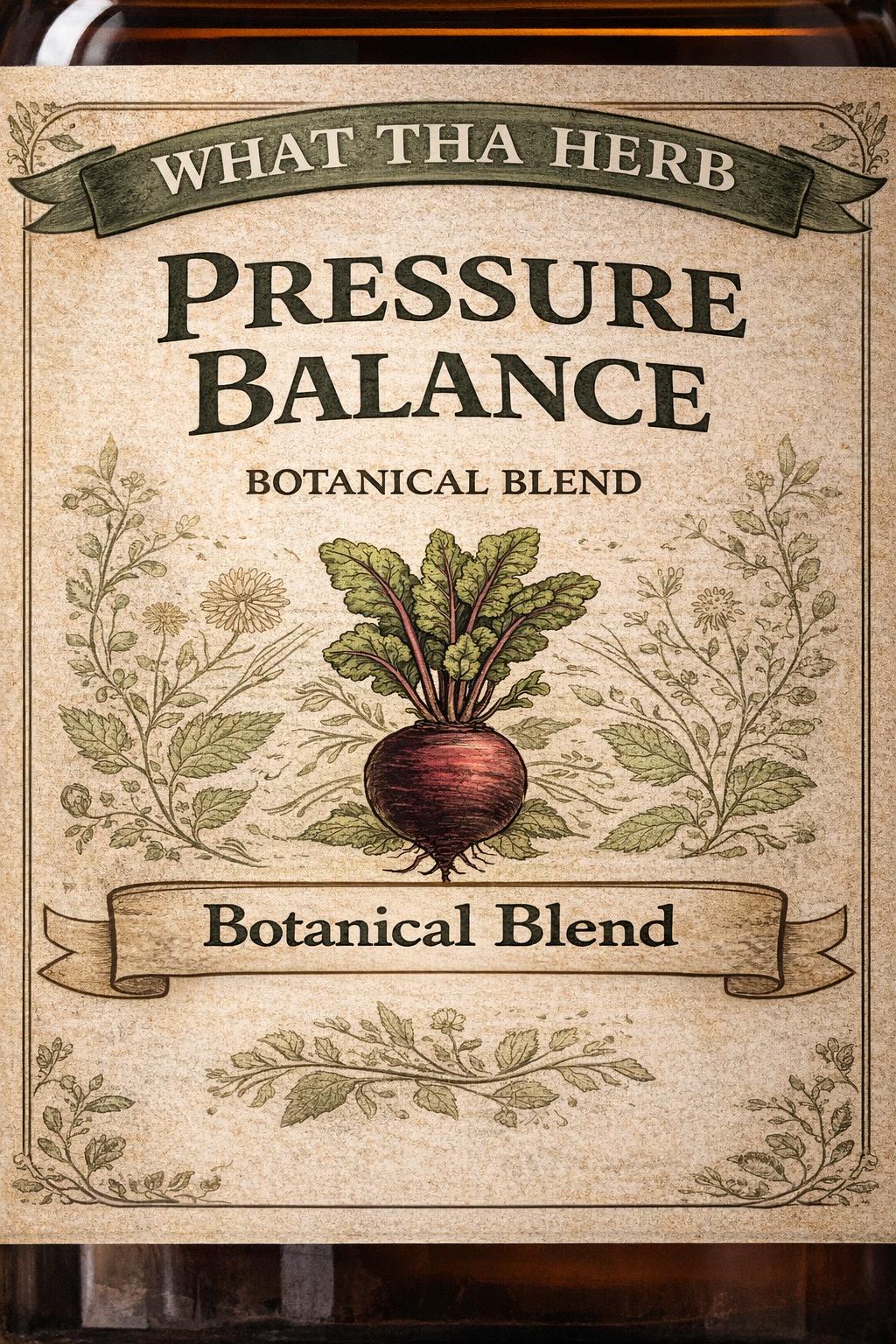 Pressure Balance Botanical Tincture, Beet Root Dandelion Nettle Cayenne Liquid Extract