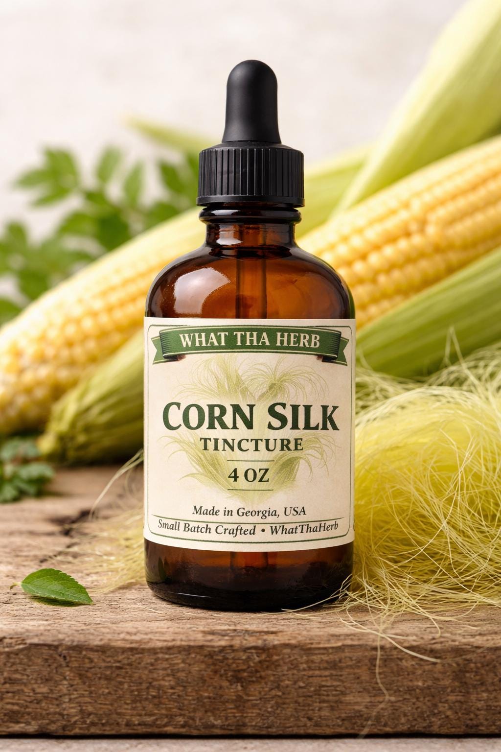 Corn Silk Tincture | Small Batch Herbal Extract, Plant Drops