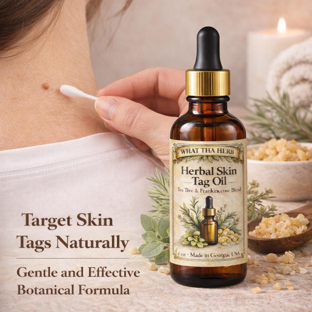 Herbal Skin Tag Oil | Tea Tree & Frankincense Blend