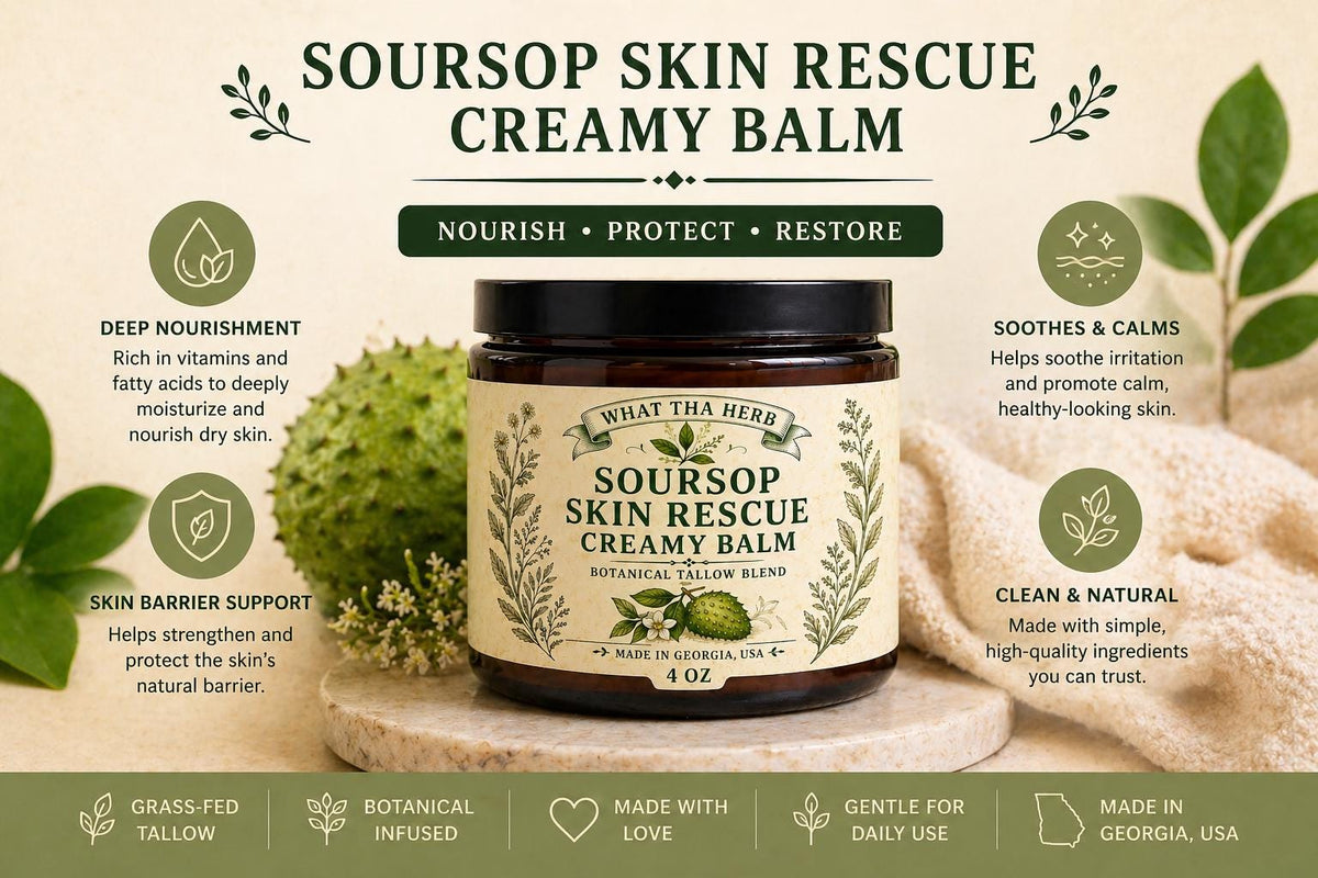 Soursop Skin Rescue Creamy Balm | Sensitive Skin Soothing Cream