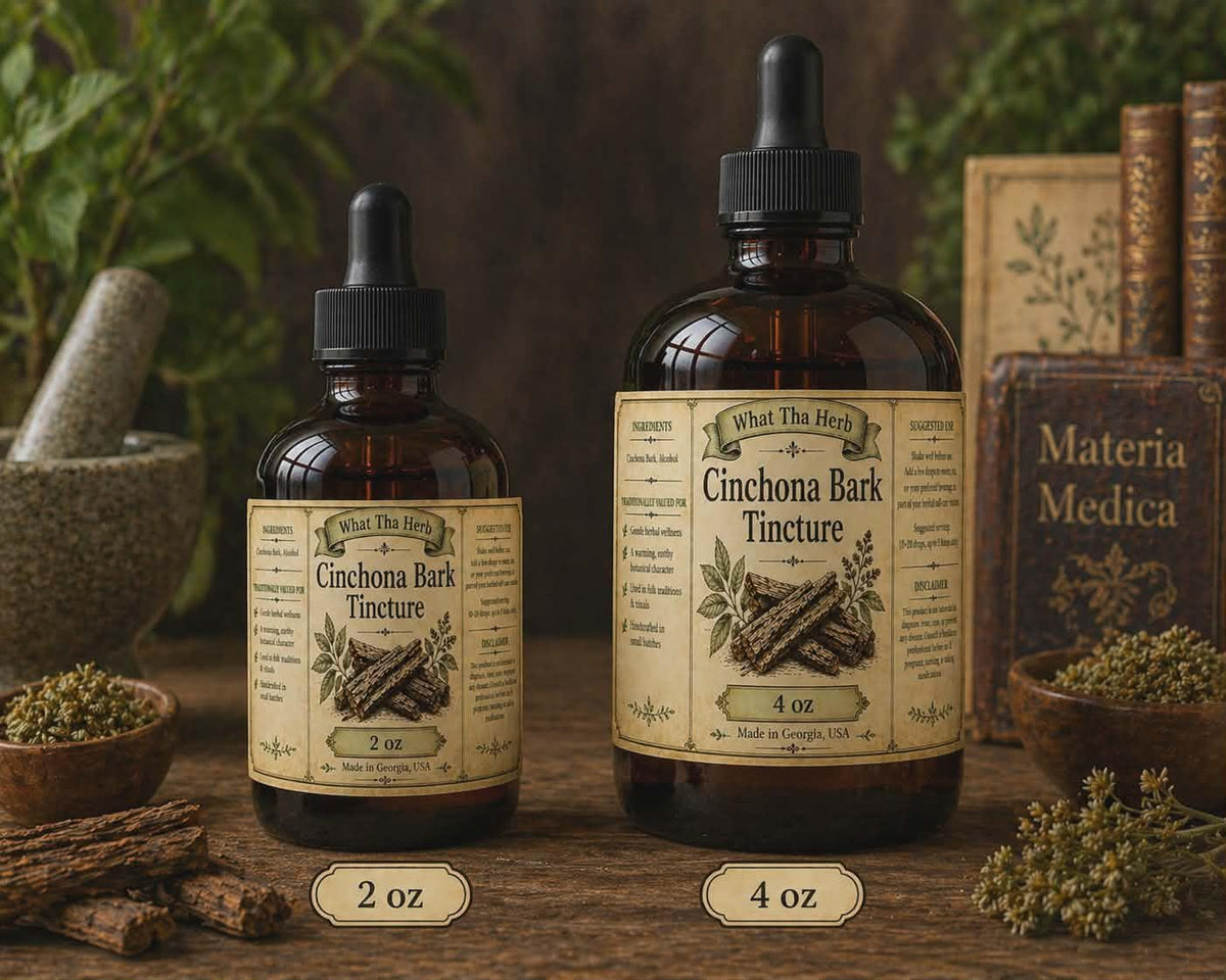 Cinchona Bark Tincture | Herbal Extract | Botanical Wellness | 2 oz or 4 oz Dropper Bottle