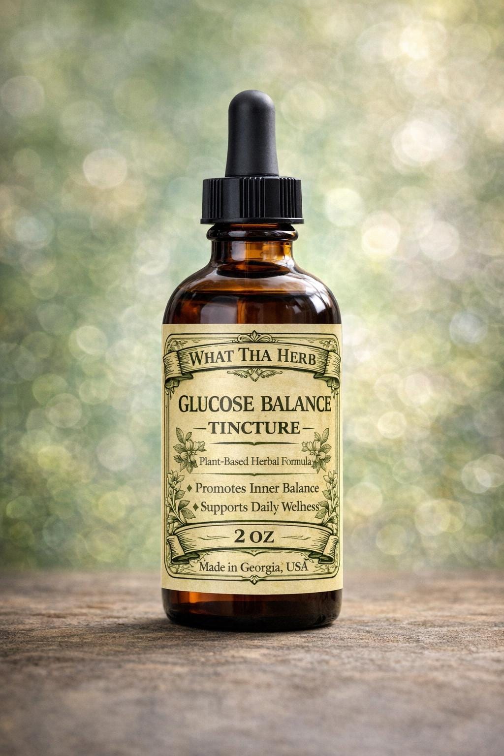 Glucose Balance Duo • Herbal Tincture & Oil Set • Botanical Wellness Pair