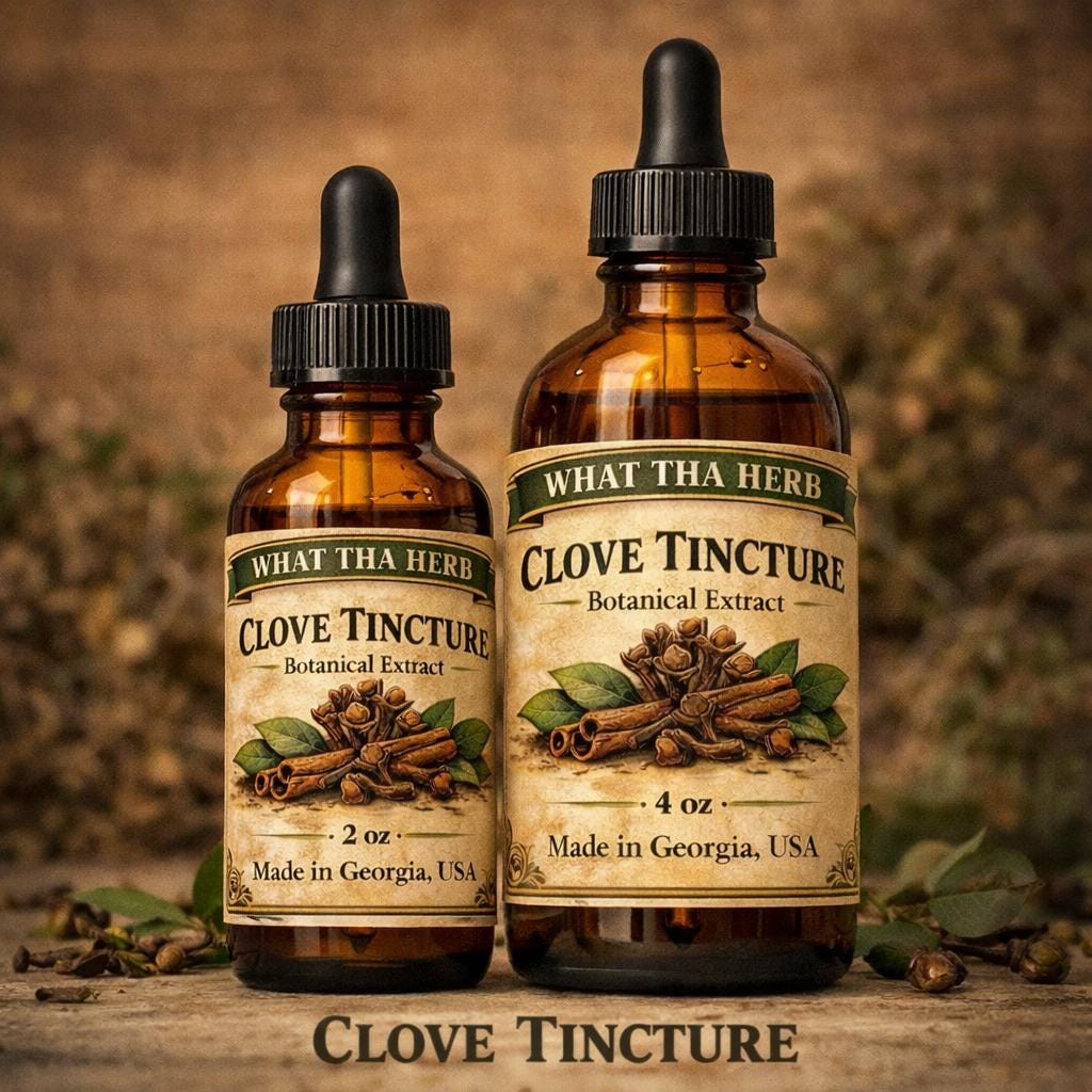Clove Tincture | Traditional Herbal Extract | Small Batch