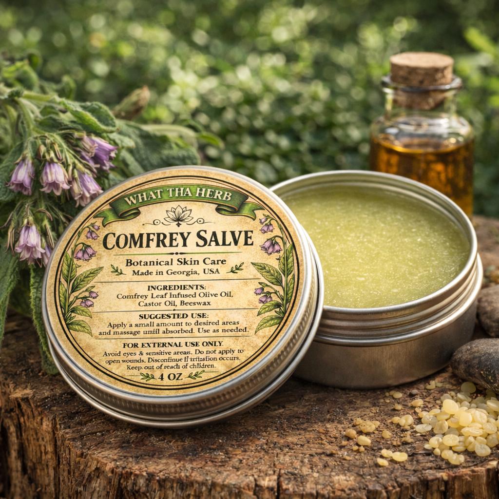 Comfrey Salve – Herbal Healing Balm | Natural Skin Care Ointment