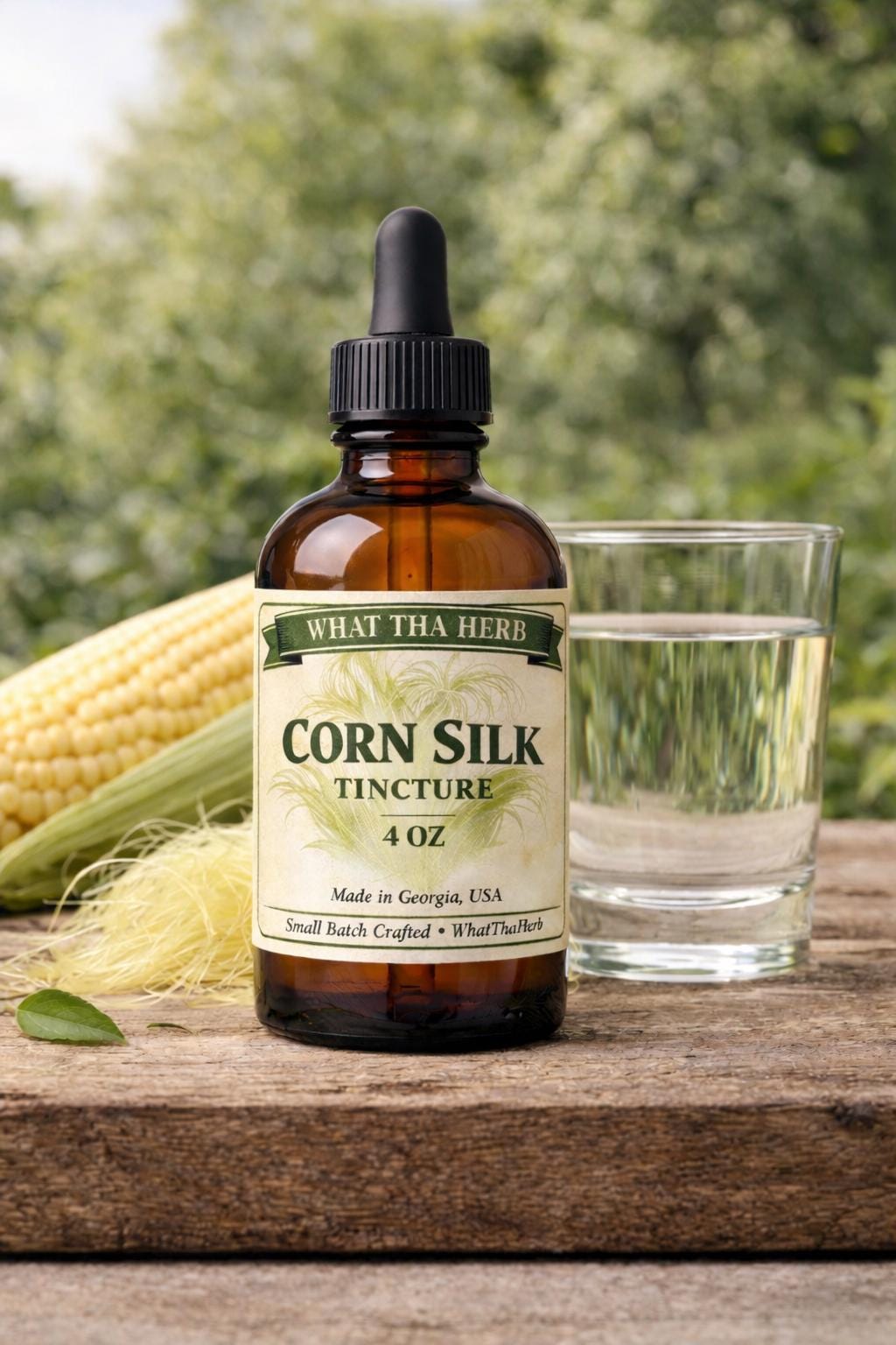 Corn Silk Tincture | Small Batch Herbal Extract, Plant Drops