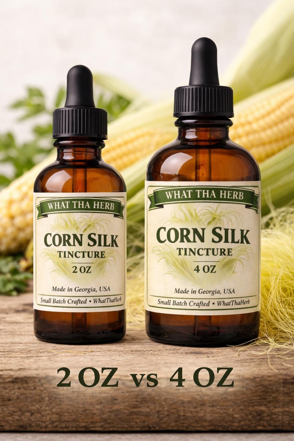Corn Silk Tincture | Small Batch Herbal Extract, Plant Drops