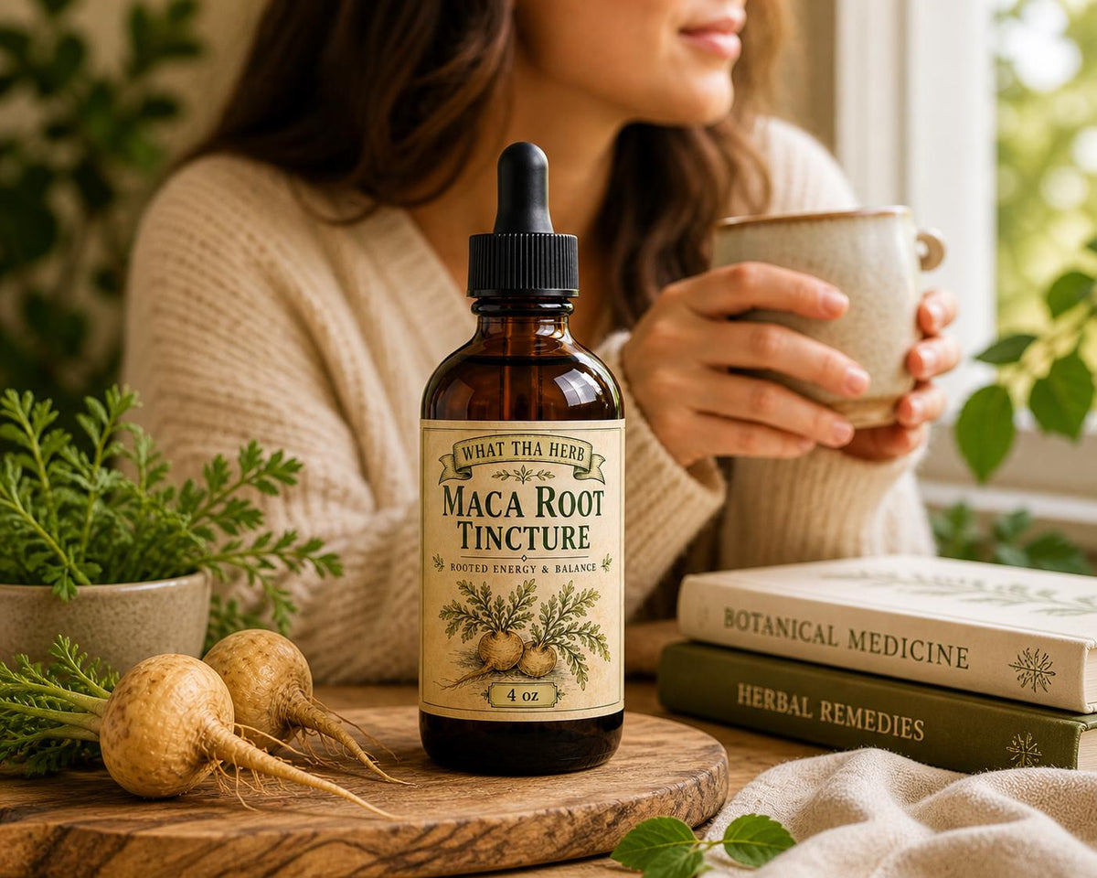 Maca Root Tincture for Energy, Stamina & Balance | Herbal Extract Drops | Adaptogen Support |