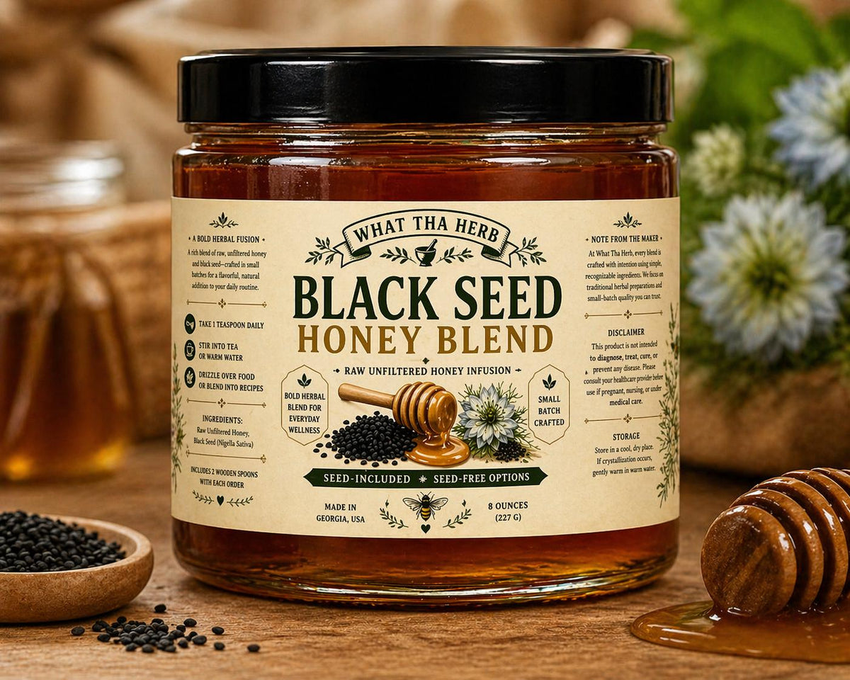 Black Seed Honey Blend | Raw Unfiltered Honey