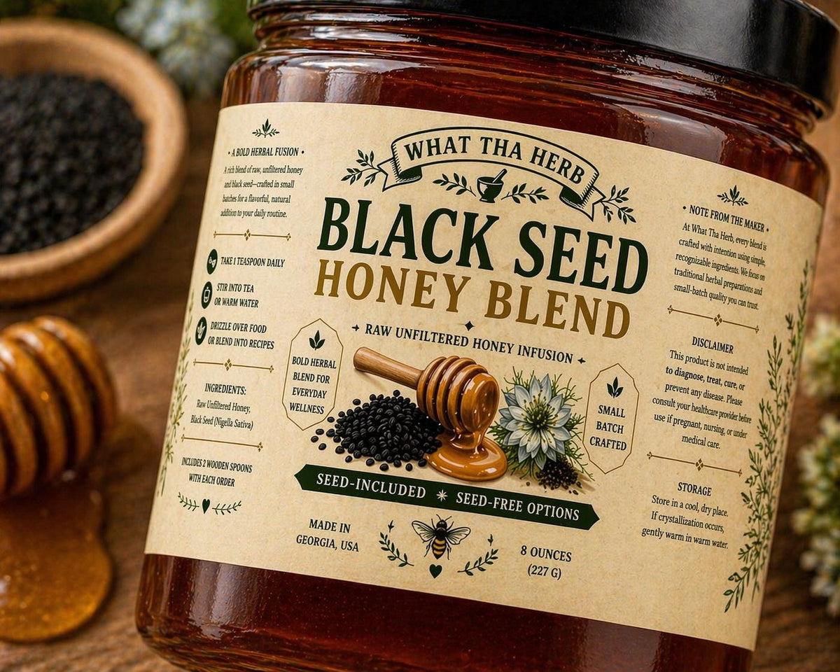 Black Seed Honey Blend | Raw Unfiltered Honey