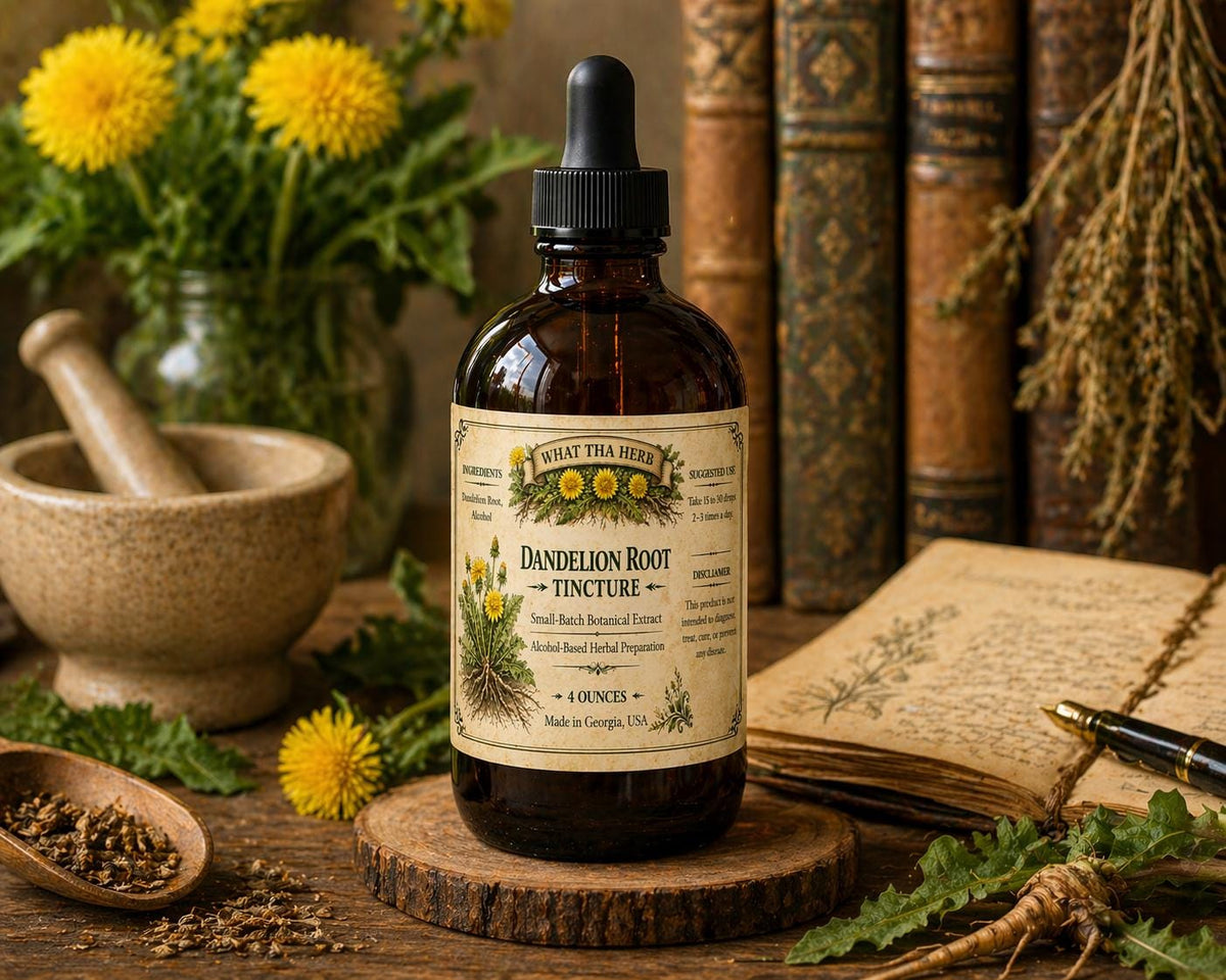 Dandelion Root Tincture | Wildcrafted Herbal Extract | Small Batch