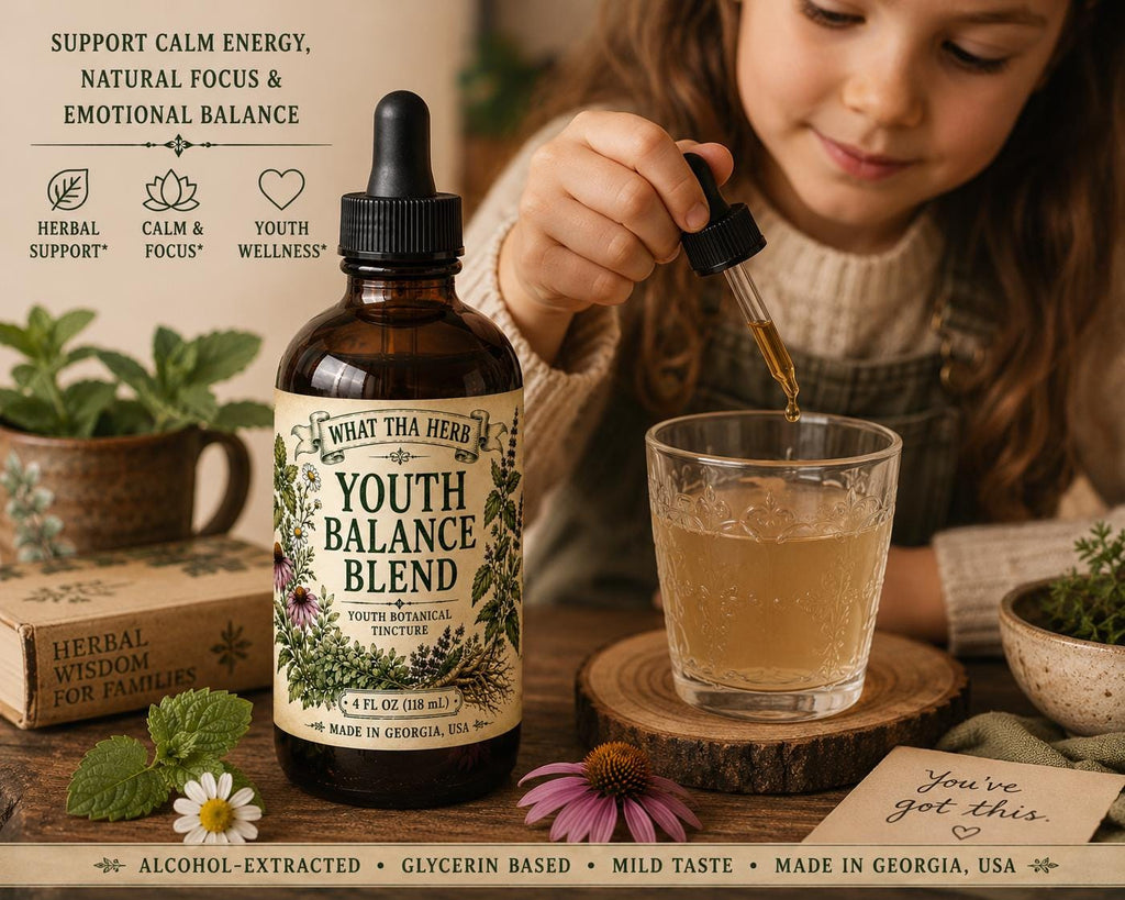 Youth Balance Tincture - Botanical Glycerite for Kids