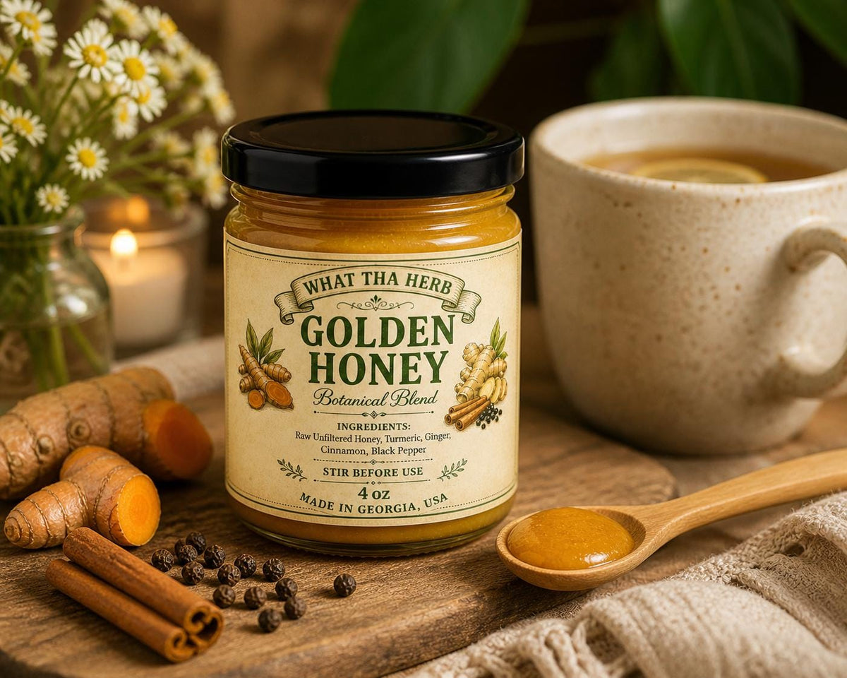 Golden Honey Blend | Turmeric Ginger Ceylon Cinnamon Warming Botanical Infusion