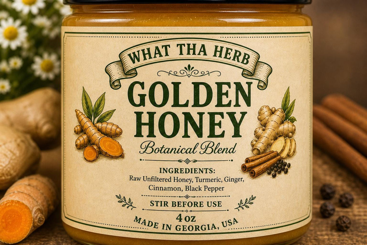 Golden Honey Blend | Turmeric Ginger Ceylon Cinnamon Warming Botanical Infusion