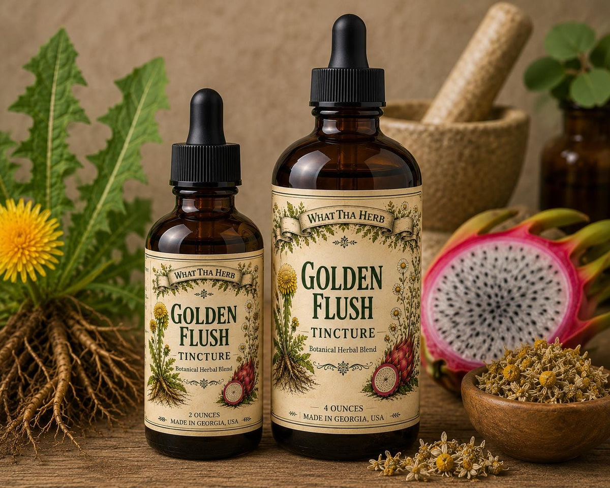 Golden Flush Tincture – Liver & Detox Support | Full Spectrum Herbal Extract