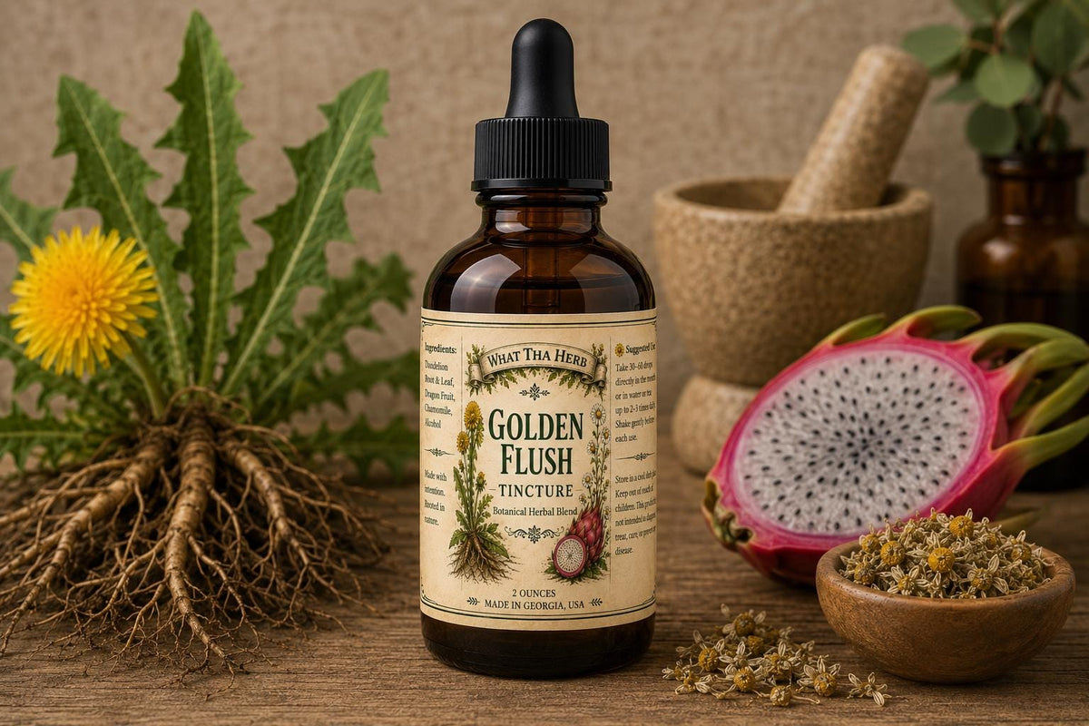 Golden Flush Tincture – Liver & Detox Support | Full Spectrum Herbal Extract