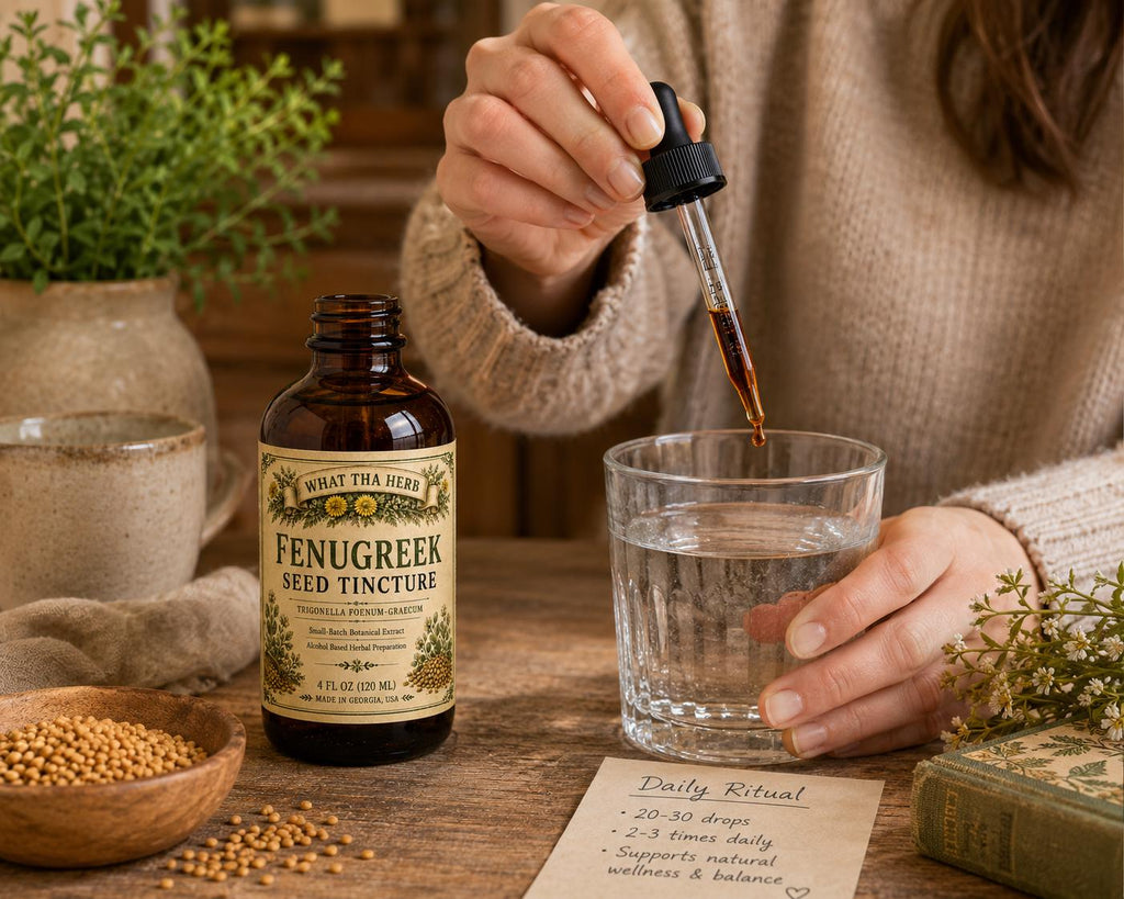 Fenugreek Seed Tincture – 2 oz & 4 oz Amber Glass Dropper Bottle