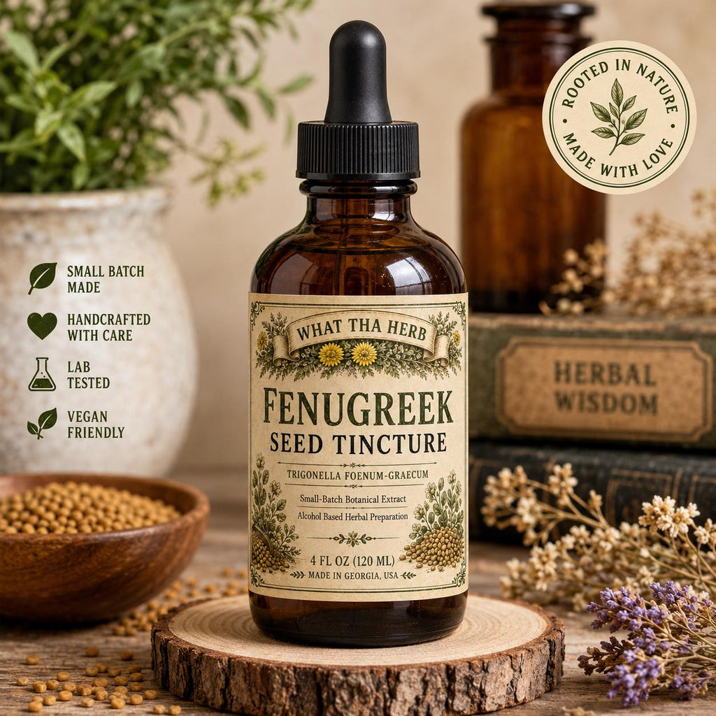 Fenugreek Seed Tincture – 2 oz & 4 oz Amber Glass Dropper Bottle