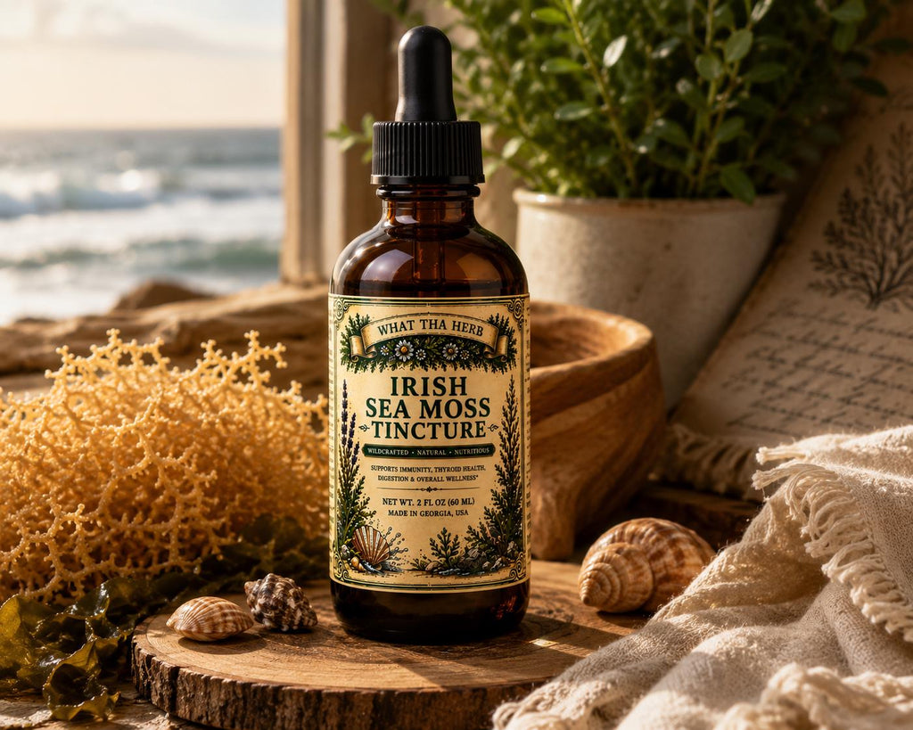 Irish Sea Moss Tincture | Wildcrafted Sea Moss Drops | Mineral Rich Herbal Extract | Irish Moss Herbal Support