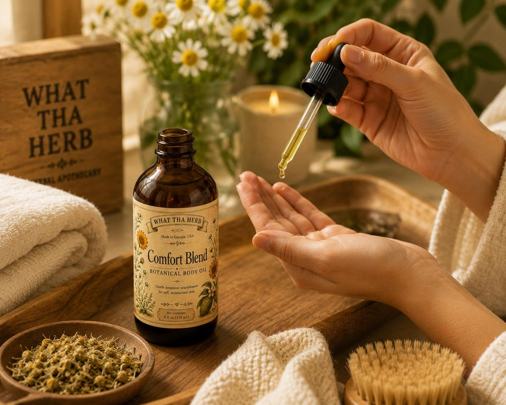 Comfort Blend Botanical Body Oil | Calendula, Chamomile & Soursop Infused Oil
