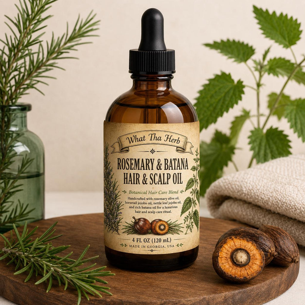 Rosemary Batana Hair Oil | Hair & Scalp Oil | Botanical Hair Care Treatment