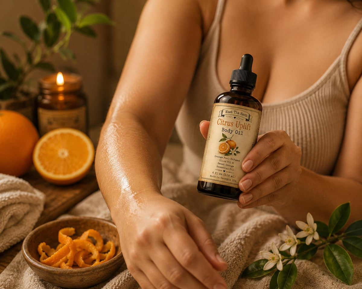 Citrus Uplift Body Oil | Orange Essential Oil Body Oil | Aromatherapy Body Oil | Botanical Body Oil | Moisturizing Skin Oil