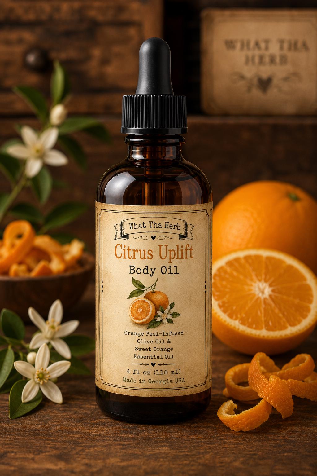 Citrus Uplift Body Oil | Orange Essential Oil Body Oil | Aromatherapy Body Oil | Botanical Body Oil | Moisturizing Skin Oil