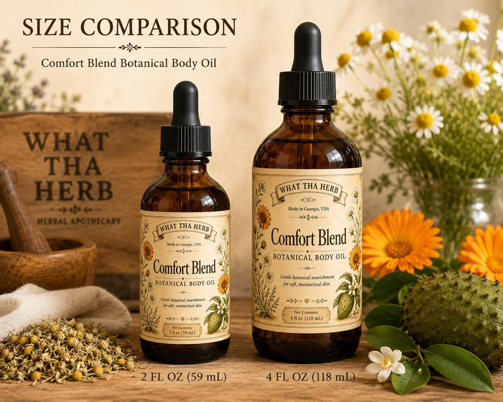 Comfort Blend Botanical Body Oil | Calendula, Chamomile & Soursop Infused Oil
