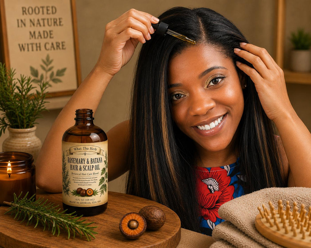 Rosemary Batana Hair Oil | Hair & Scalp Oil | Botanical Hair Care Treatment
