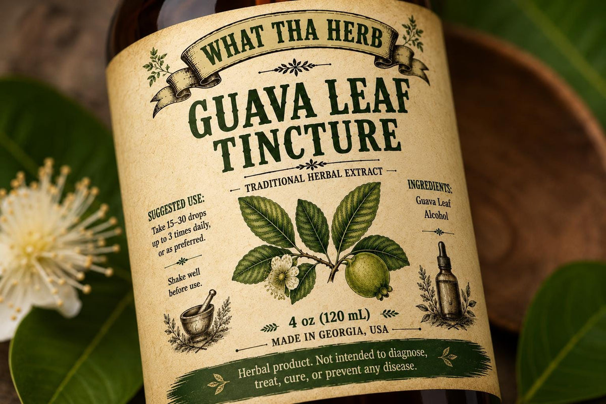 Guava Leaf Tincture | Herbal Extract | Digestive & Immune Support