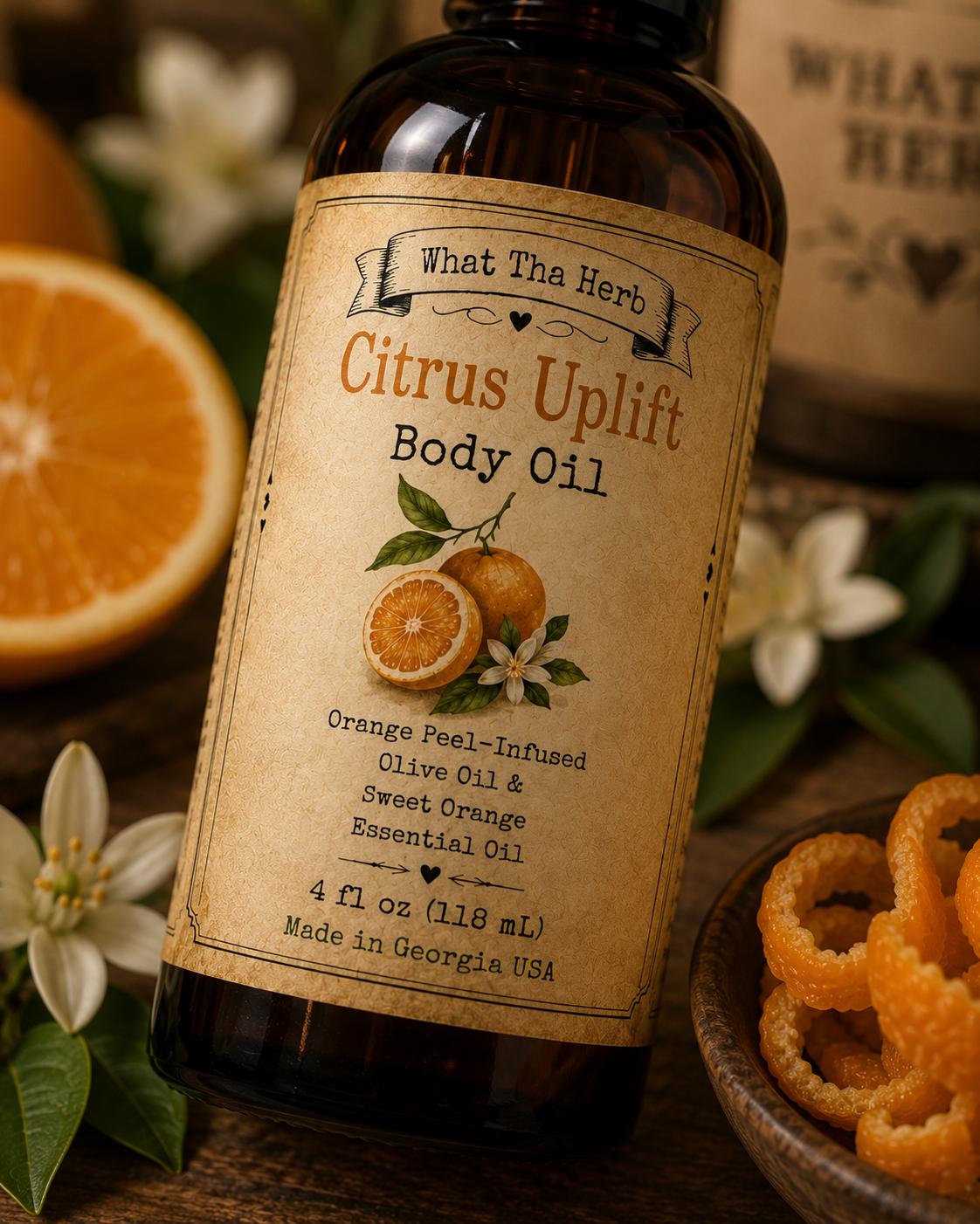 Citrus Uplift Body Oil | Orange Essential Oil Body Oil | Aromatherapy Body Oil | Botanical Body Oil | Moisturizing Skin Oil