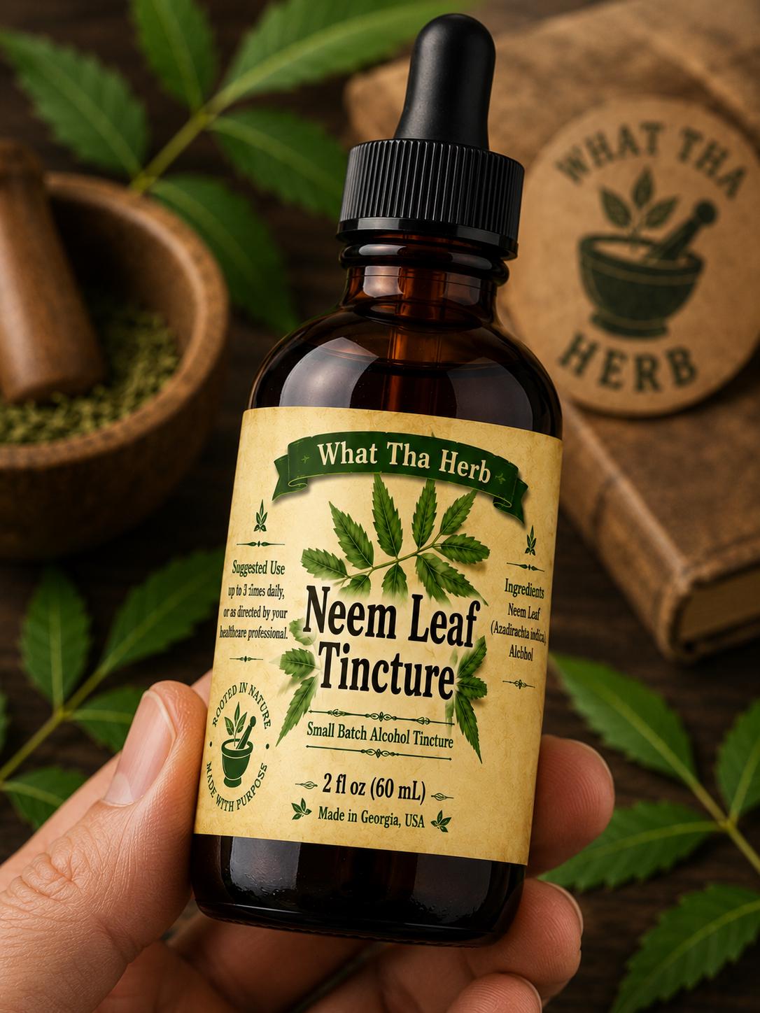 Neem Leaf Tincture | Alcohol Herbal Extract