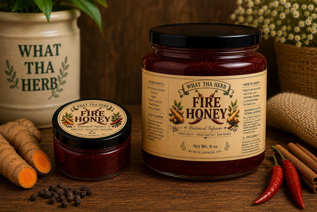 Fire Honey Blend | Raw Honey Turmeric Ginger Cayenne Ceylon Cinnamon