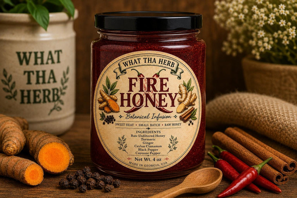 Fire Honey Blend | Raw Honey Turmeric Ginger Cayenne Ceylon Cinnamon