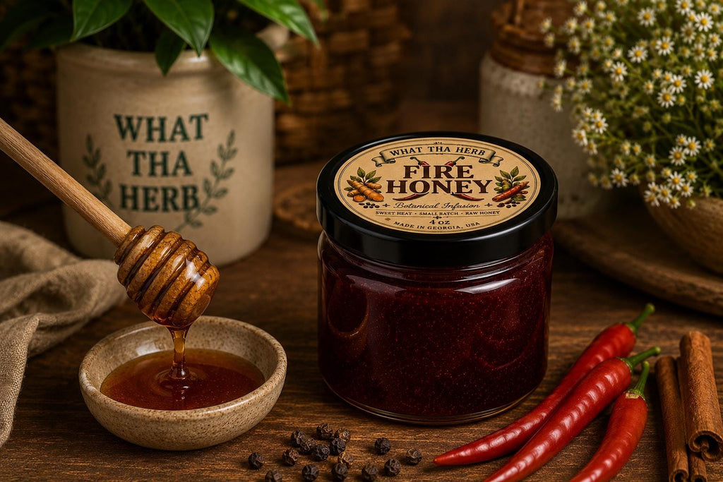 Fire Honey Blend | Raw Honey Turmeric Ginger Cayenne Ceylon Cinnamon