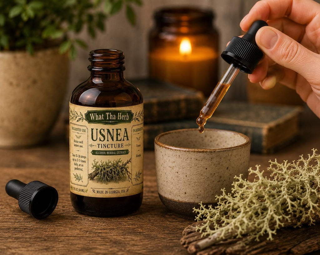 Usnea Tincture | Wildcrafted Usnea Extract | Traditional Immune & Respiratory Support