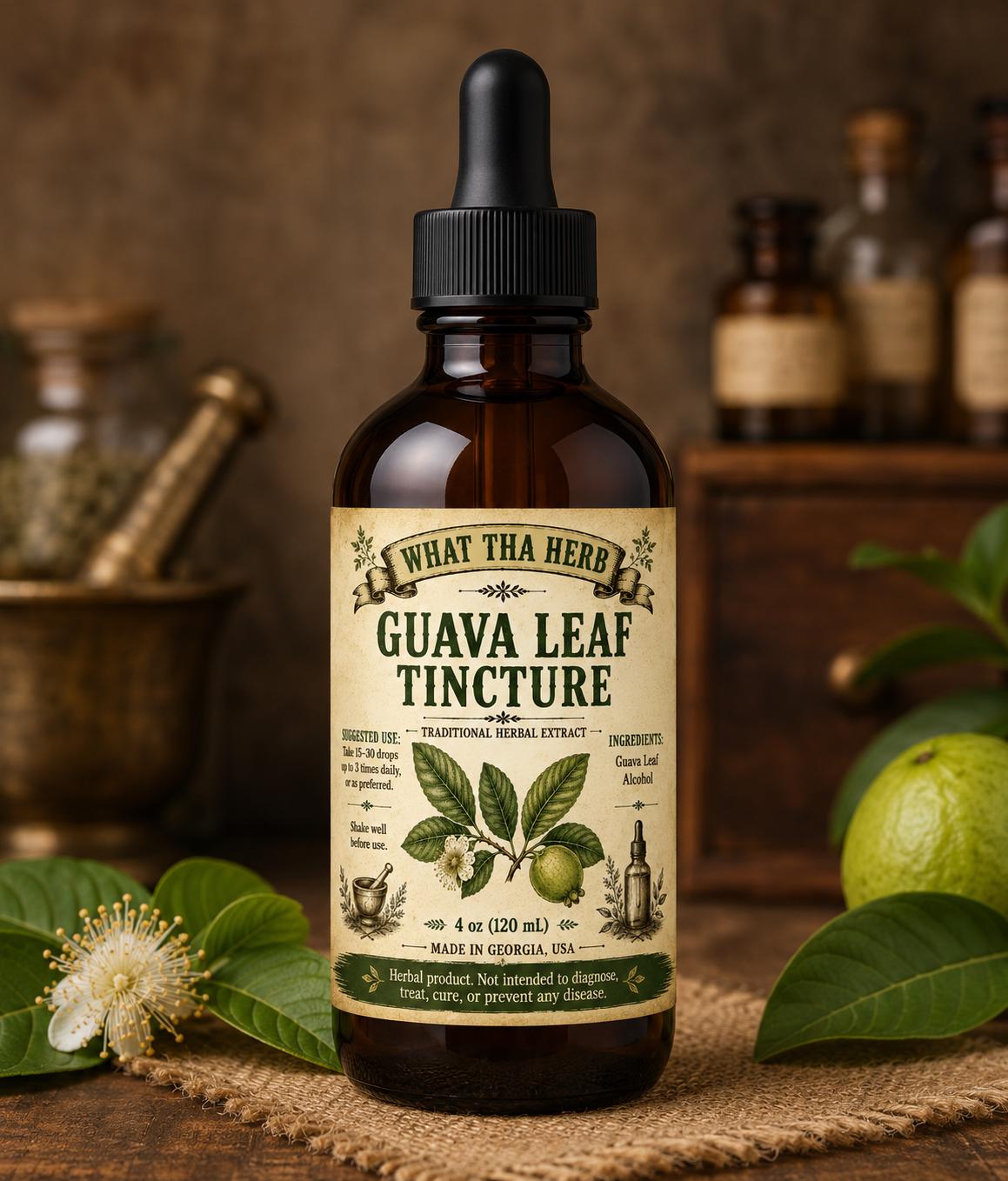 Guava Leaf Tincture | Herbal Extract | Digestive & Immune Support