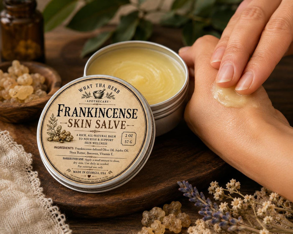 Frankincense Skin Salve | Frankincense Infused Olive Oil Balm | Botanical Moisturizing Salve | Dry Skin Support