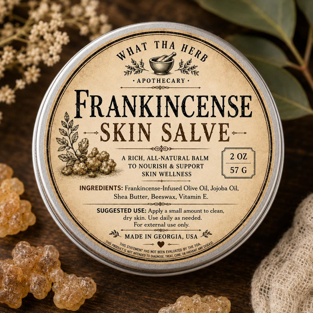 Frankincense Skin Salve | Frankincense Infused Olive Oil Balm | Botanical Moisturizing Salve | Dry Skin Support