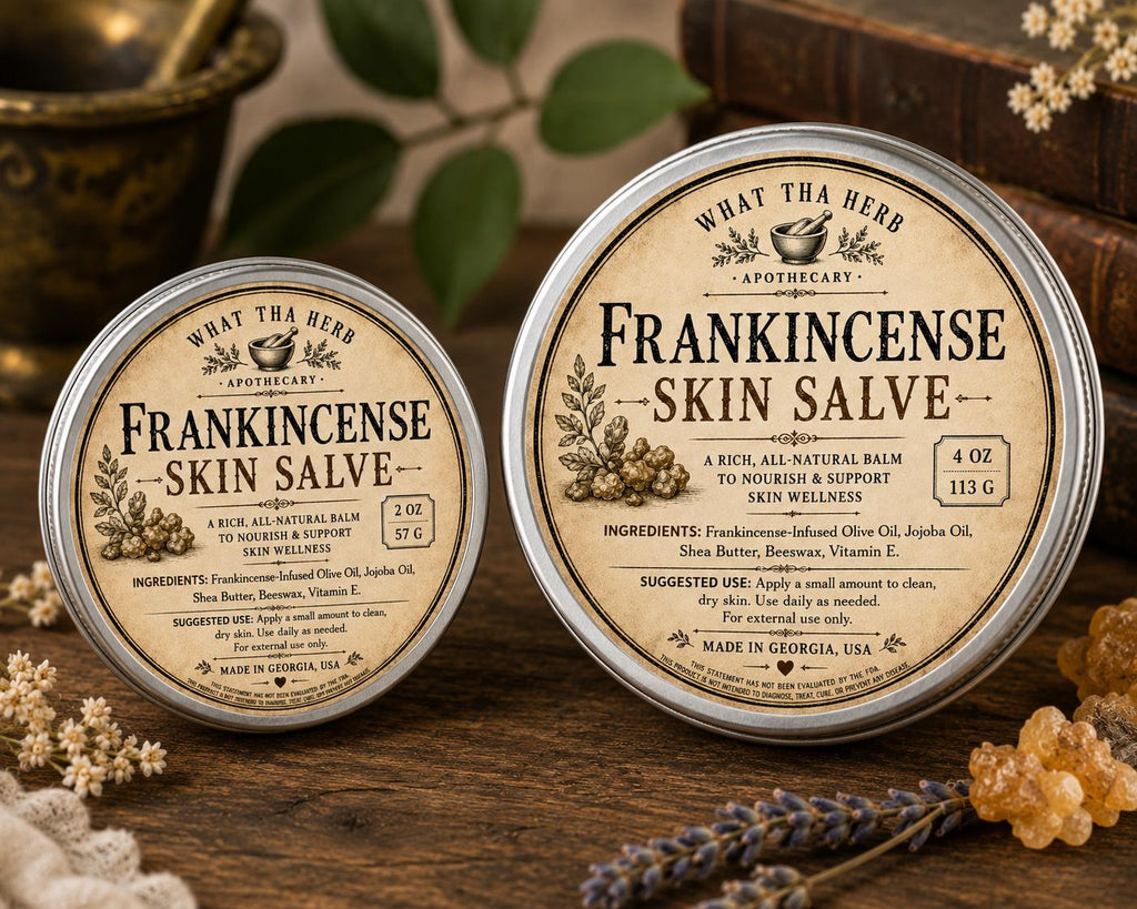 Frankincense Skin Salve | Frankincense Infused Olive Oil Balm | Botanical Moisturizing Salve | Dry Skin Support