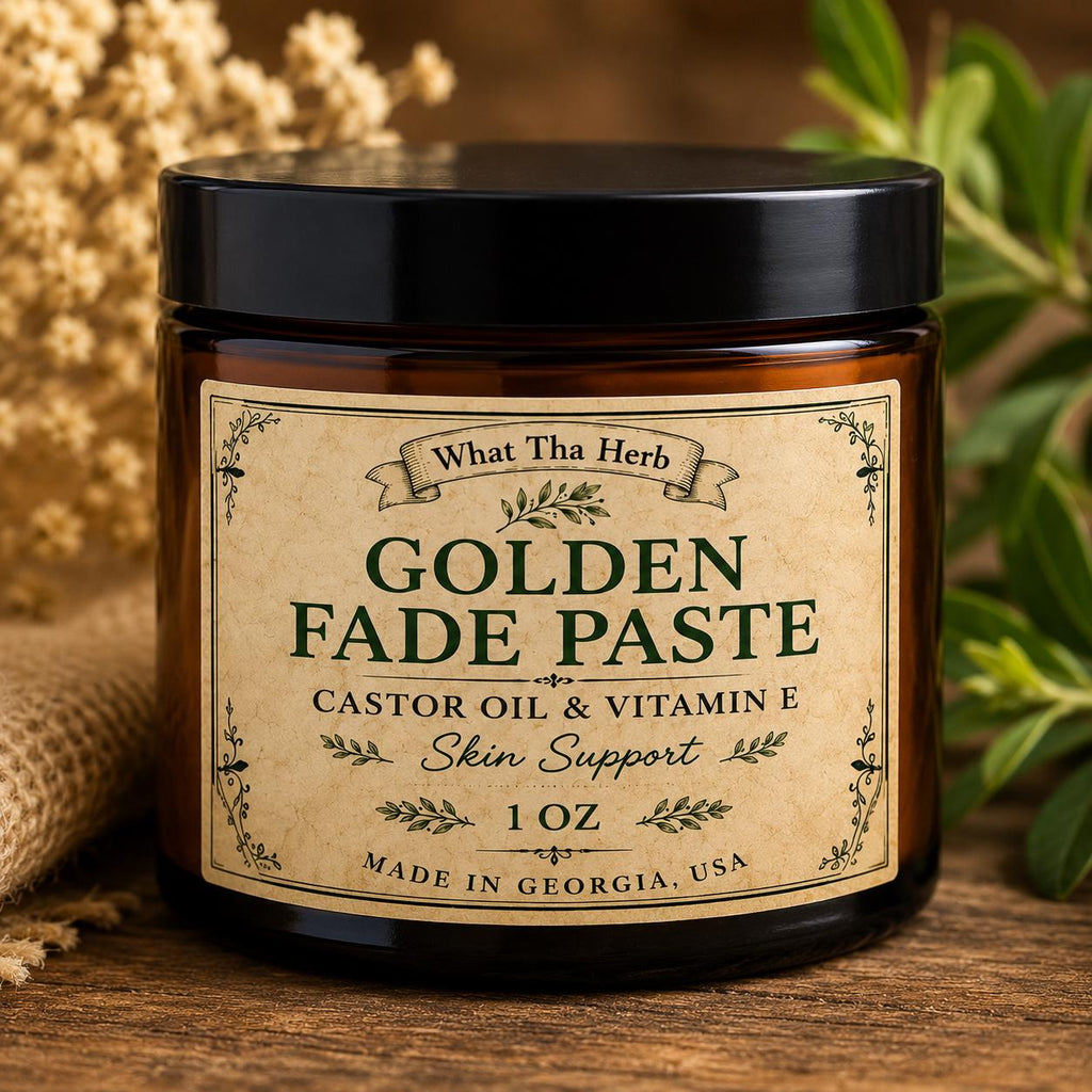Golden Fade Paste | Castor Oil & Vitamin E Skin Support | Natural Nighttime Skincare