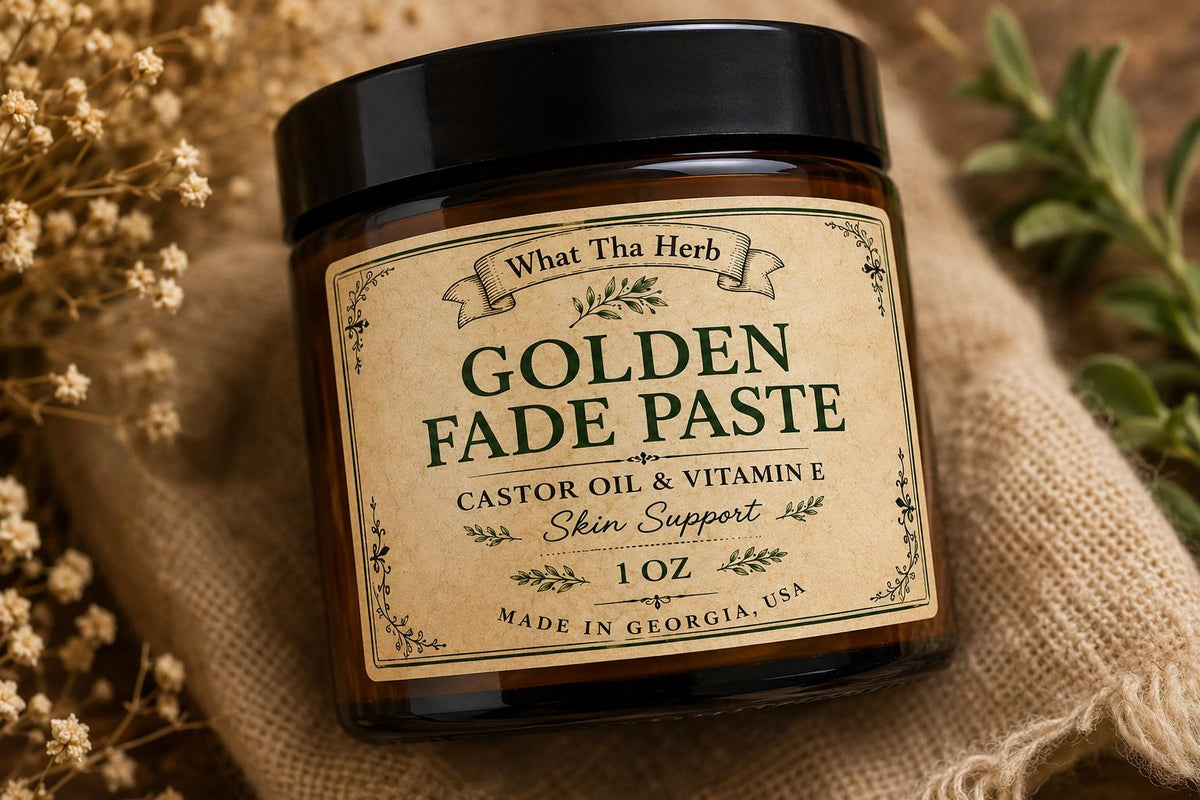 Golden Fade Paste | Castor Oil & Vitamin E Skin Support | Natural Nighttime Skincare