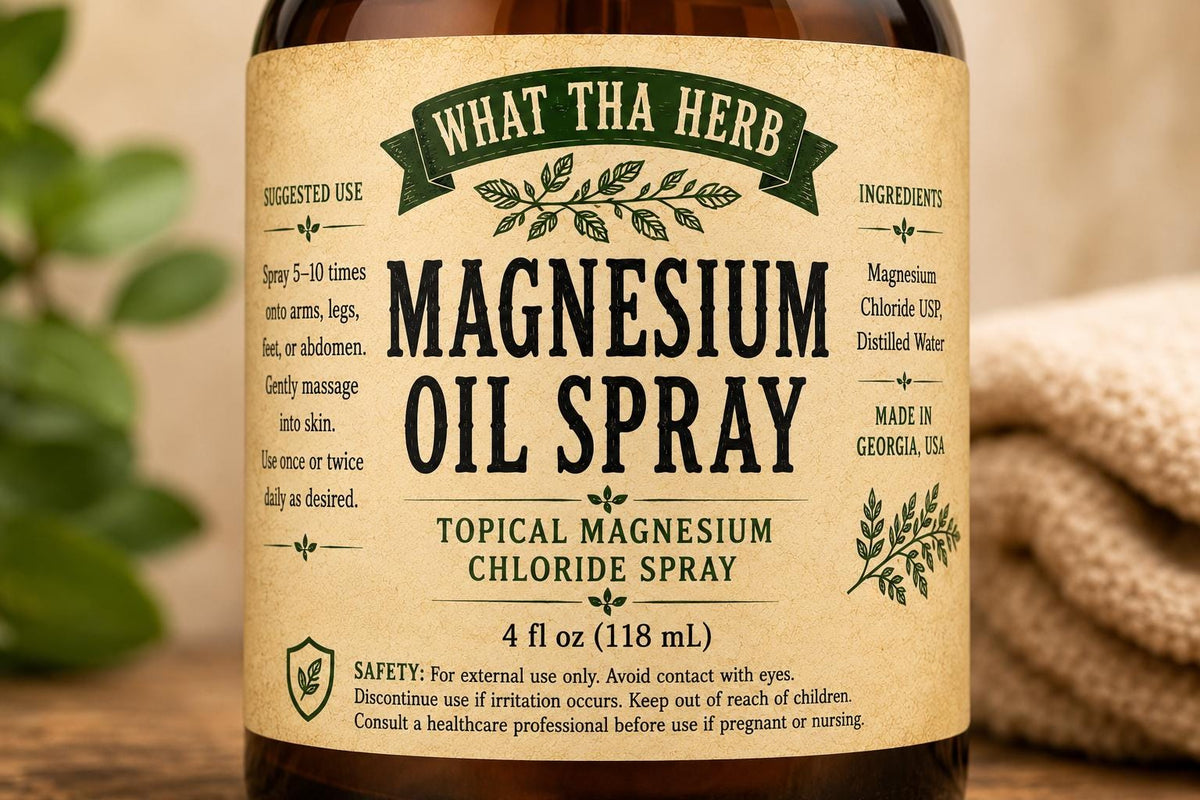 Magnesium Oil Spray | Topical Magnesium Chloride Spray | 2 oz or 4 oz