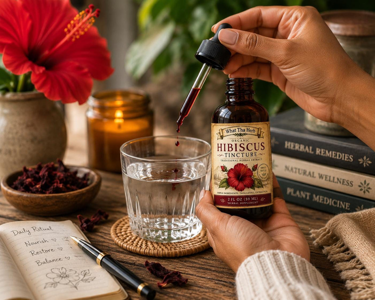 Organic Hibiscus Tincture | Hibiscus Extract | Traditional Herbal Botanical