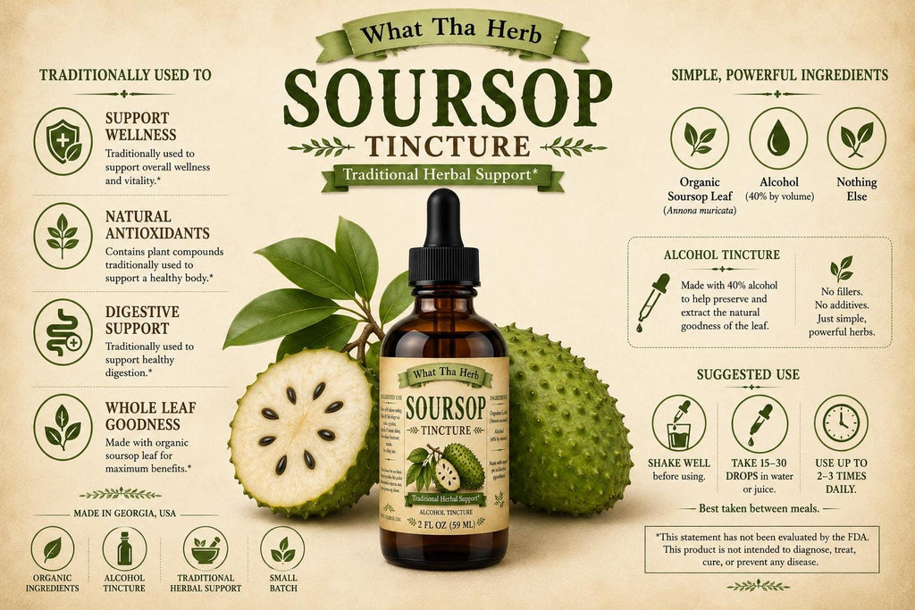 Soursop Tincture: Graviola Herbal Extract for Immune Support
