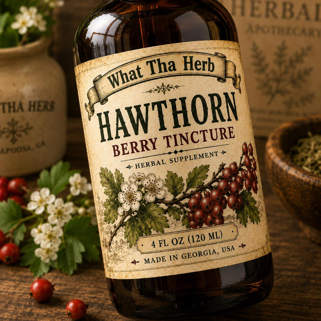 Hawthorn Berry Tincture | Organic Hawthorn Extract | Traditional Herbal Wellness Support