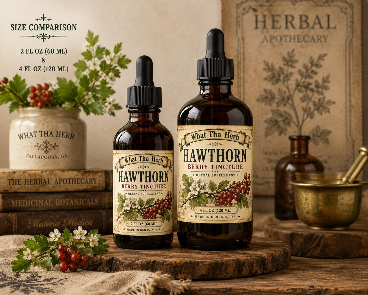 Hawthorn Berry Tincture | Organic Hawthorn Extract | Traditional Herbal Wellness Support