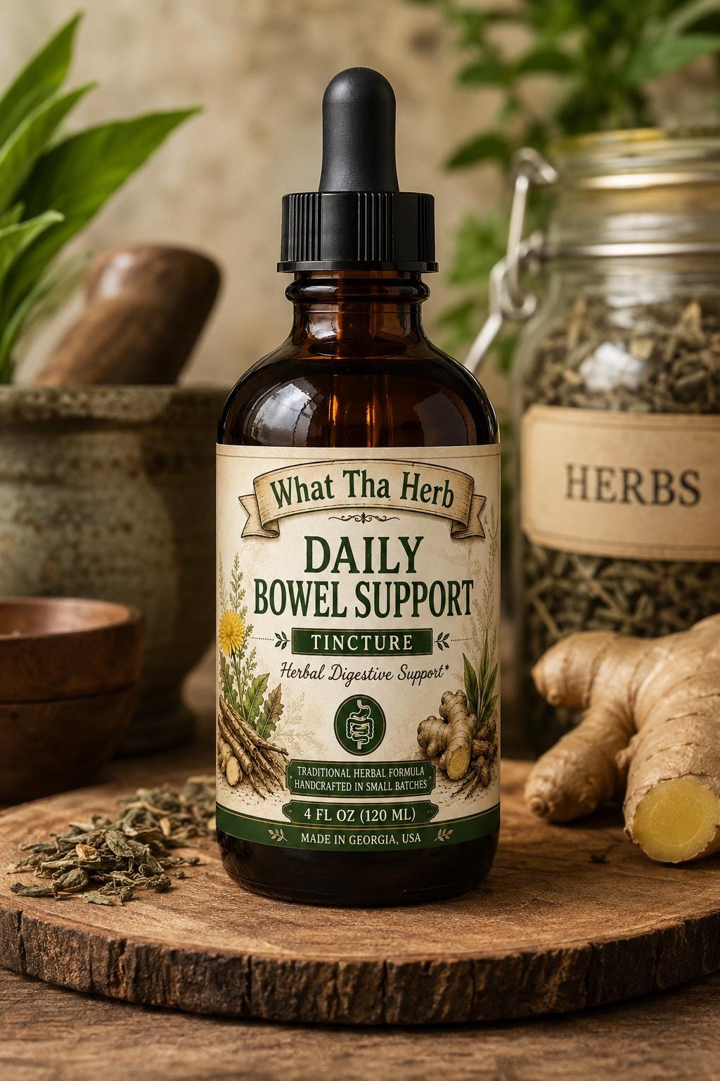 Daily Bowel Support Tincture | Herbal Digestive Support