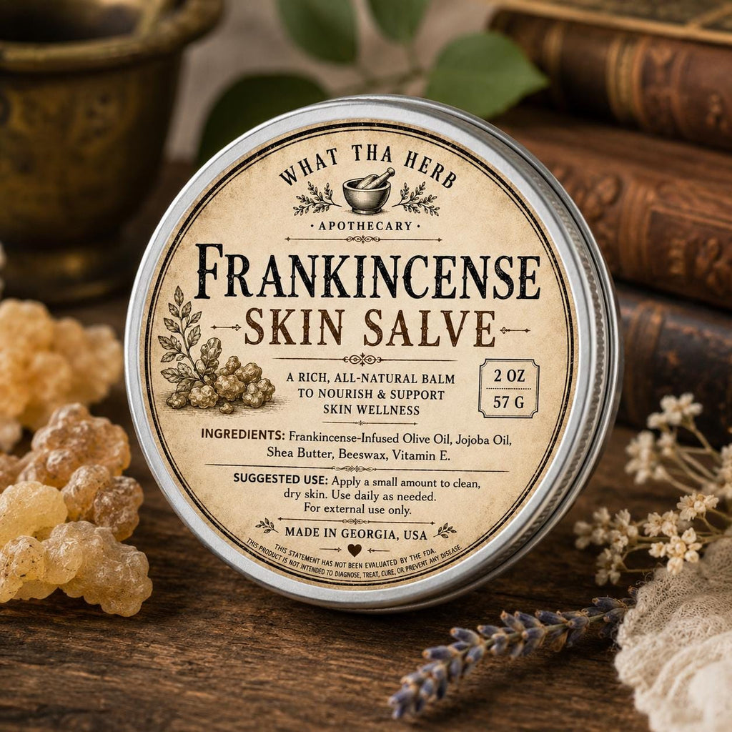 Frankincense Skin Salve | Frankincense Infused Olive Oil Balm | Botanical Moisturizing Salve | Dry Skin Support